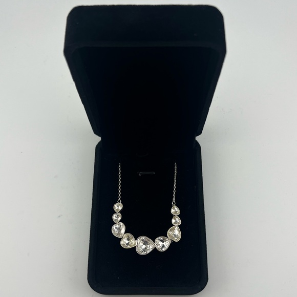 Swarovski Jewelry - Swarovski Silver Heart Crystal Necklace